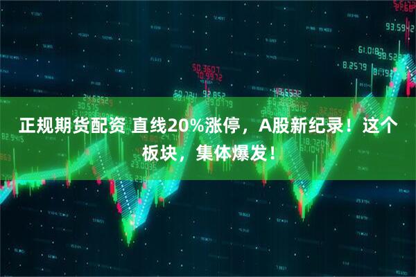 正规期货配资 直线20%涨停，A股新纪录！这个板块，集体爆发！